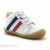 Vente flash 😀 Bébé Bellamy SILVIN Blanc Casse - 046006 - Chaussure Montante BEBE 😀