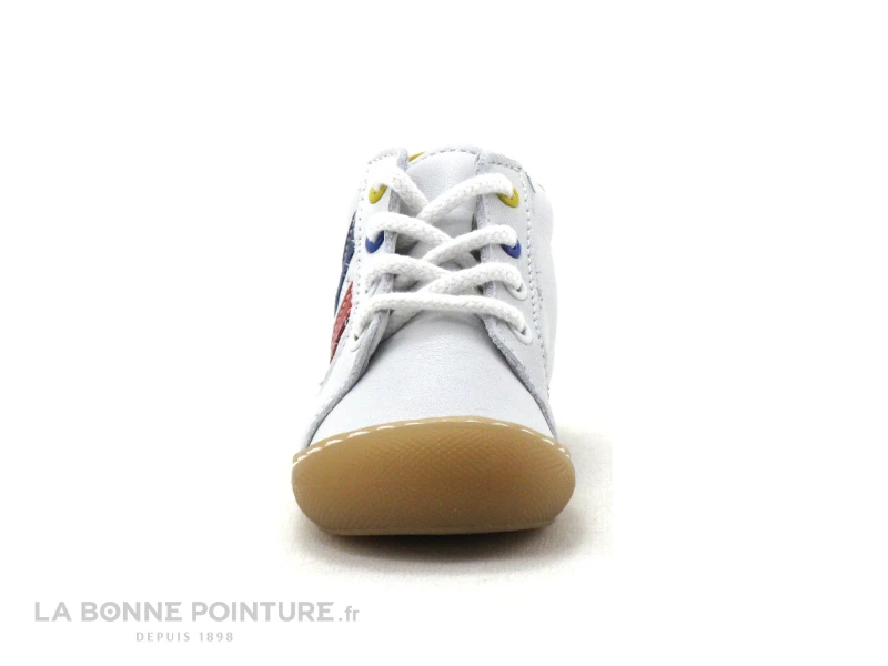 Vente flash 😀 Bébé Bellamy SILVIN Blanc Casse - 046006 - Chaussure Montante BEBE 😀 2 Vente flash 😀 Bébé Bellamy SILVIN Blanc Casse - 046006 - Chaussure Montante BEBE 😀 – Image 2