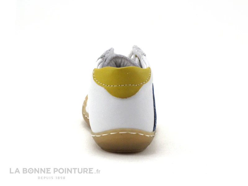 Vente flash 😀 Bébé Bellamy SILVIN Blanc Casse - 046006 - Chaussure Montante BEBE 😀 4 Vente flash 😀 Bébé Bellamy SILVIN Blanc Casse - 046006 - Chaussure Montante BEBE 😀 – Image 4