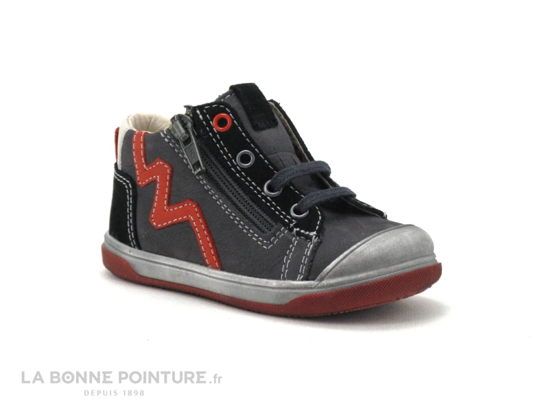 Le moins cher 🌟 Bébé Bopy REMIGIO Gris Noir Rouge - Chaussure Montante BEBE 😍 1 Le moins cher 🌟 Bébé Bopy REMIGIO Gris Noir Rouge - Chaussure Montante BEBE 😍