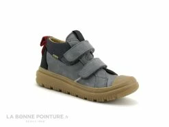 Nouveau 🧨 Enfant Bopy VESUVEL Gris - 2 Velcro - 🥾 Boots Garçon 👏
