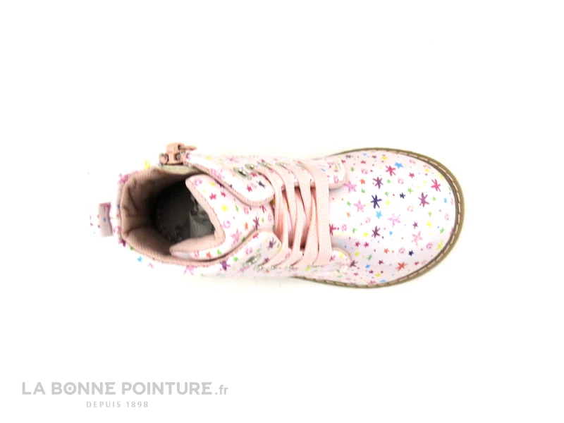 Sortie 😀 Enfant Happy Bee B595180 Pink - 🥾 Boots Fille Rose Avec Etoiles Multicolores 🧨 4 Sortie 😀 Enfant Happy Bee B595180 Pink - 🥾 Boots Fille Rose Avec Etoiles Multicolores 🧨 – Image 4