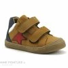 Meilleure vente ✔️ Bébé Bellamy GANKO Camel - Etoile - 🥾 Boots GARCON - 2 Brides Scratch 👍