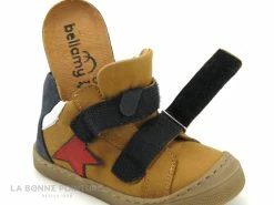 Meilleure vente ✔️ Bébé Bellamy GANKO Camel - Etoile - 🥾 Boots GARCON - 2 Brides Scratch 👍 -Boutique Bellamy unnamed file 926