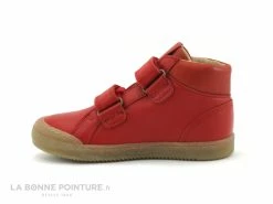 Nouveau 🎉 Enfant Telyoh Y00732-2911 Red - Bottillon Cuir Rouge - 2 Velcros 🤩 -Boutique Bellamy unnamed file 93