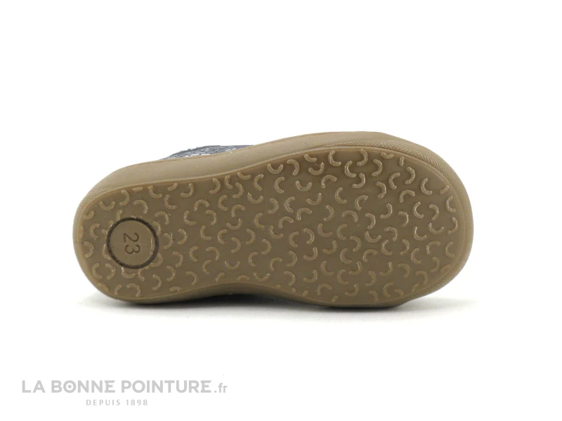 Promo 🥰 Bébé Bellamy FLEX BEL Popi - Marine Pois Argent - Chaussure Fille 😉 7 Promo 🥰 Bébé Bellamy FLEX BEL Popi - Marine Pois Argent - Chaussure Fille 😉 – Image 7