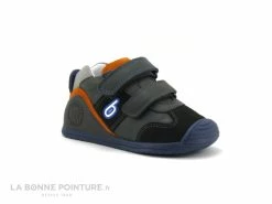 Bon marché 🎉 Bébé Biomecanics 211133B - Anthracite - 2 Velcros - Chaussure Souple BEBE 🎉